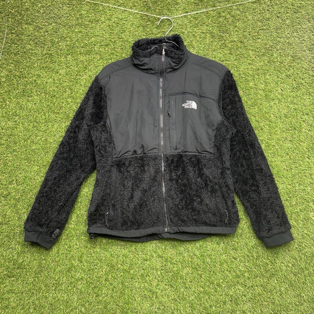 TNF The North Face Summit Series Jacket Womens Medium Apex Sherpa Black Zip